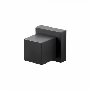 Acabamento Quadrado Metal Preto Registro Pressão Gaveta Deca 1/2 ou 3/4
