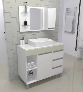 GABINETE PARA BANHEIRO FIT SUPREME - GABINETTO